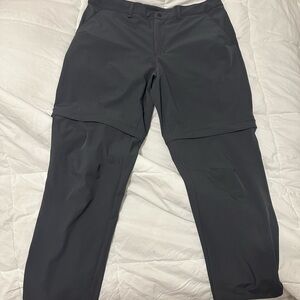 North Face Men’s Paramount Convertible Pants Sz 38X32, Grey